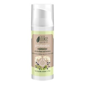 Ilike Organic Skin Care Probiotic Moisturizer Elderflower Blackberry 1.7oz NIB